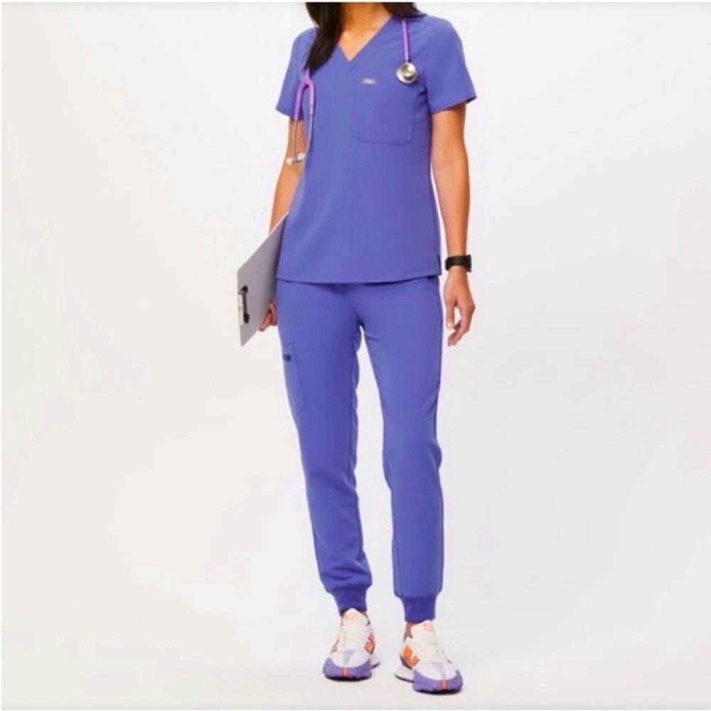 NWT FIGS Limited Edition BLUEBERRY Catarina SMALL Zamora MEDIUM